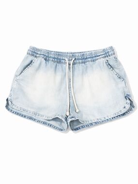 Aerie Light Wash Drawstring Denim Shorts XS Casual Summer